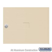 Replacement Door and Lock - Standard MB3 Size - for 4C Horizontal Mailbox - with (3) Keys - Sandstone