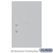 Replacement Parcel Locker Door and Tenant Lock - for Standard 6 High (PL6) 4C Horizontal Parcel Locker - with (3) Keys  - Aluminum