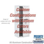 Surface Mounted 4C Horizontal Mailbox Unit (Includes 3710S-CCFP Mailbox, 3810S-CST Enclosure and Master Commercial Locks) - 10 Door High Unit (38 1/2 Inches) - Single Column - Custom Unit - Custom Color - Front Loading - Private Access