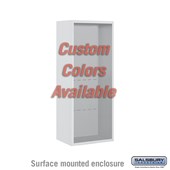 Surface Mounted Enclosure - for 3710 Single Column 4C Horizontal Mailbox Unit - Custom Color