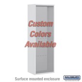 Surface Mounted Enclosure - for 3711 Single Column 4C Horizontal Mailbox Unit - Custom Color