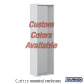 Surface Mounted Enclosure - for 3716 Single Column 4C Horizontal Mailbox Unit - Custom Color