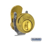 Lock - Standard Replacement - for Locking Column Mailbox and Modern Mailbox - with (2) Keys - Gold Finish