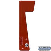 Replacement Flag - for Roadside Mailbox, Mail Chest and Mail Package Drop - Red
