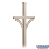 Deluxe Mailbox Post - 2 Sided for (2) Mailboxes - In-Ground Mounted