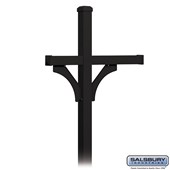 Deluxe Mailbox Post - 2 Sided for (3) Mailboxes - In-Ground Mounted