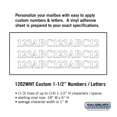 Vinyl Lettering  Custom Vinyl Lettering and Numbers