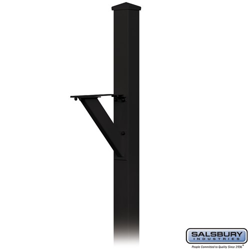 Decorative Mailbox Post Modern In Ground Mounted Mailbo Mailbox Post Modern In Ground Mounted 4825blk F