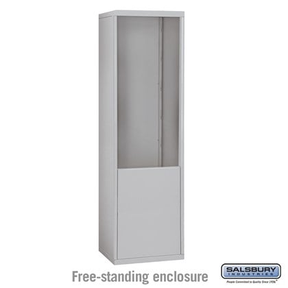 Free-Standing Enclosure for #19178-21 - Recessed Mounted Cell Phone Lockers