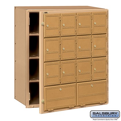 Americana Mailbox - 14 Doors - Front Loading