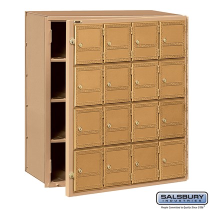 Americana Mailbox - 16 Doors - Front Loading