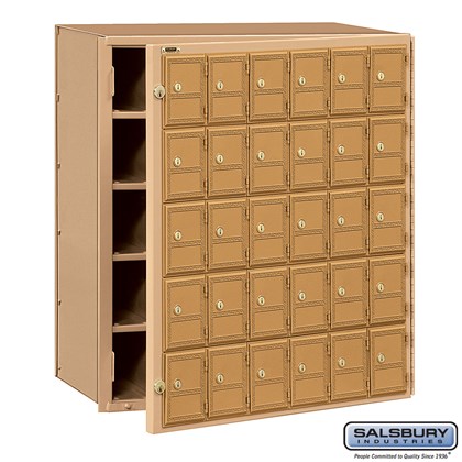 Americana Mailbox - 30 Doors - Front Loading
