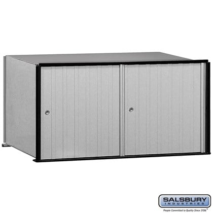 Aluminum Mailbox - 2 Doors - Rack Ladder System