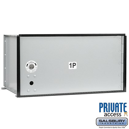 Aluminum Parcel Locker (Includes Master Commercial Lock) - 1 Door - Private Access
