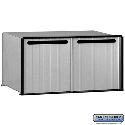 Aluminum Drop Box - 2 Compartments