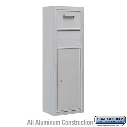 Surface Mounted 4C Horizontal Collection Box (Includes 3711S-1C and 3811S Enclosure) - Single Column - Front Access