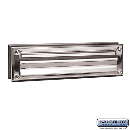 Mail Slot - Standard - Magazine Size - Chrome Finish