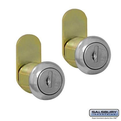Lock Set - (2) Standard Replacement Locks (Keyed Alike) - for Roadside Mailbox, Mail Chest and Mail Package Drop - with (2) Keys Each