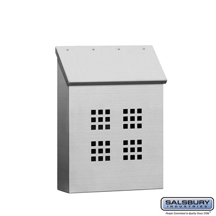 Stainless Steel Mailbox - Decorative - Vertical Style