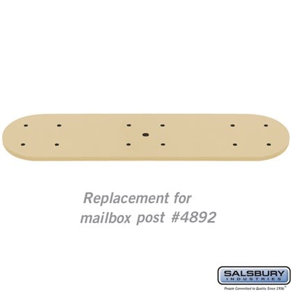 Arm Kit - Replacement for Classic Mailbox Post - 2 Sided - Beige