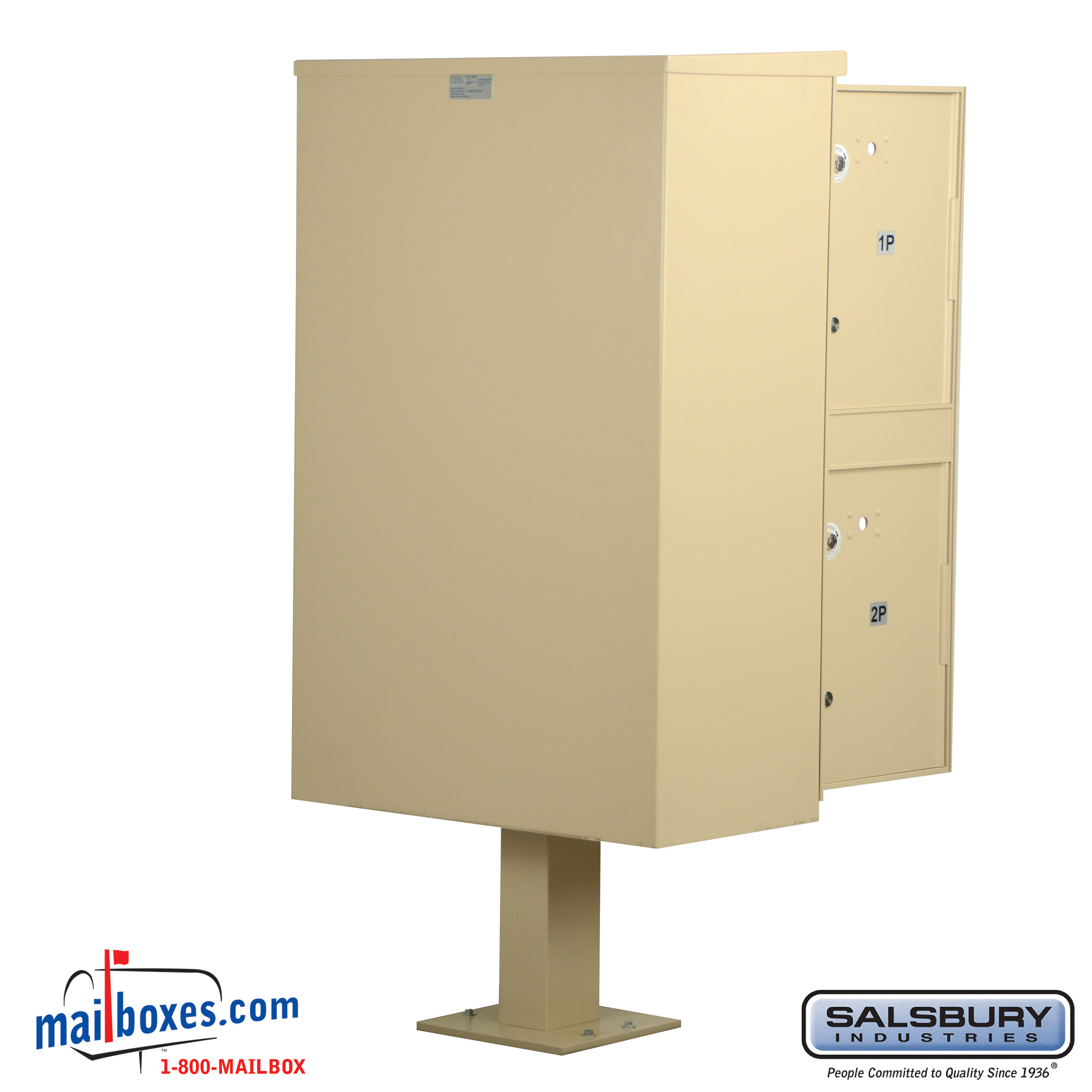 Outdoor Parcel Locker (Includes Pedestal and Master Commercial Locks
