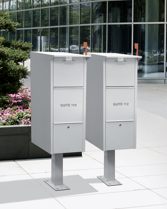 Mail Package Drops Outside of a Corporate Office