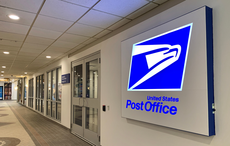 Outside of a United States Post Office
