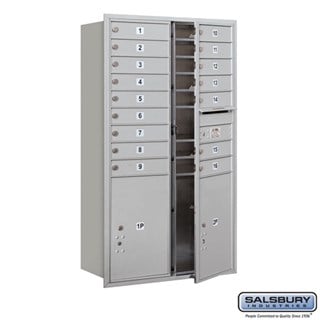 4C Recessed Mounted Horizontal Mailboxes