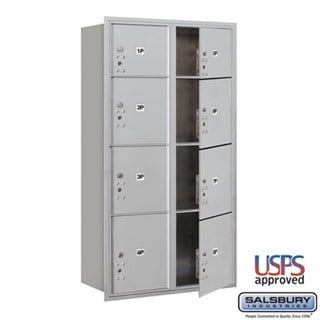 4C Recessed Mounted Parcel Lockers