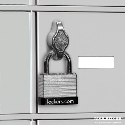 Key Padlock - with Built-in Hasp - for Cell Phone Locker Door