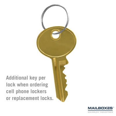 Additional Key - for Cell Phone Storage Locker Standard Lock