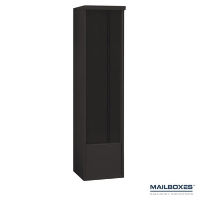 4C Horizontal Mailbox Enclosure - for Maximum Height Unit - Single Column - Free-Standing