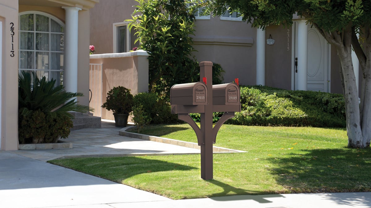 Post Mounted Residential Mailboxes