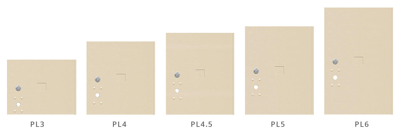 4C Horizontal Parcel Locker Sizes