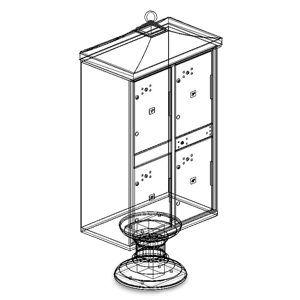 Regency® Decorative Outdoor Parcel Lockers (OPL's)