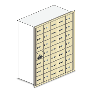 4B+ Horizontal Mailboxes - Recessed Mounted