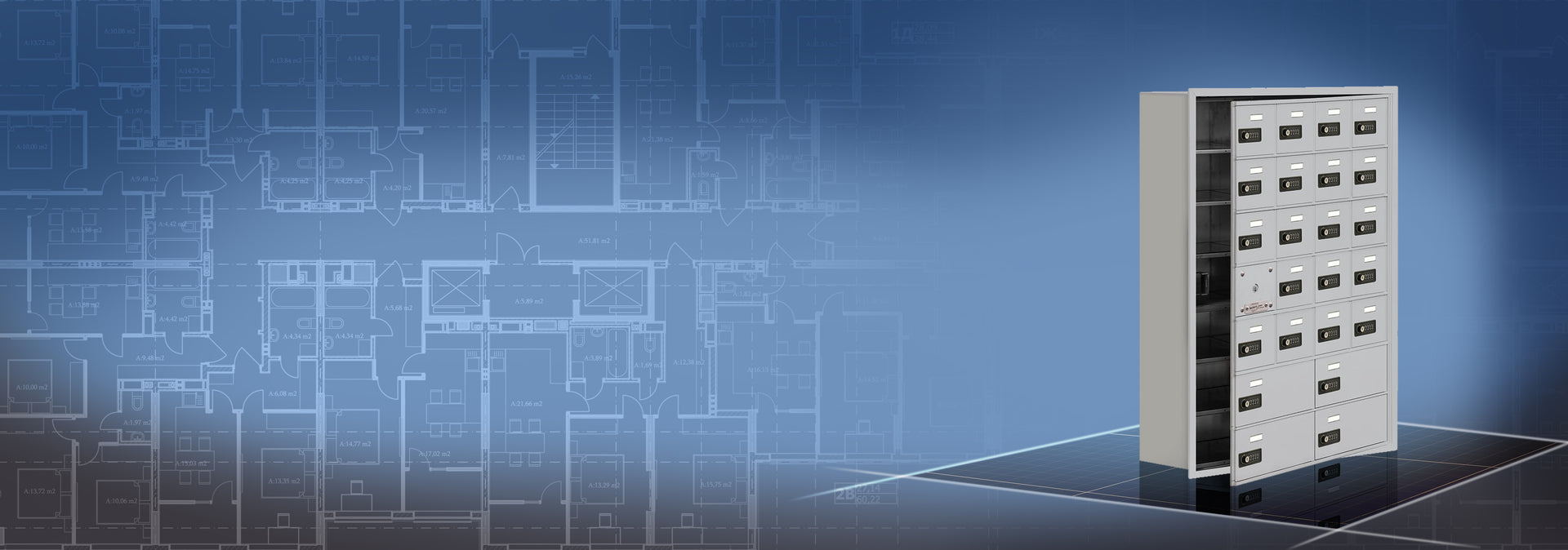 Cell Phone Lockers Recessed Mounted - Architectural Resources