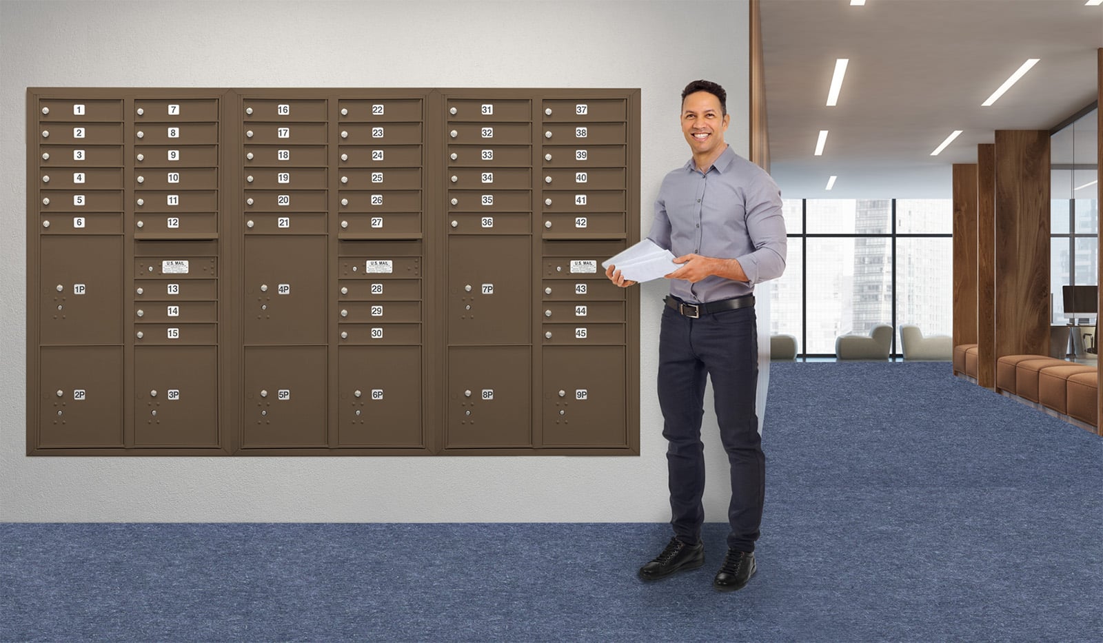 Indoor Mailboxes for Commercial Buildings
