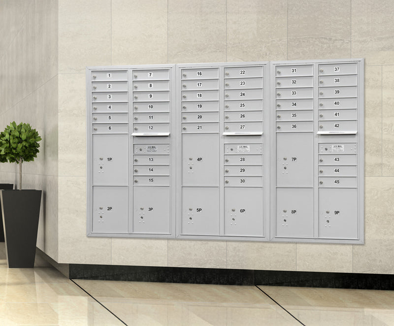 4C Recessed Mounted Mailboxes