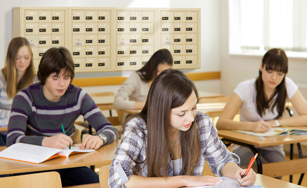 Cell Phone Storage Lockers for Grammar Schools and High Schools