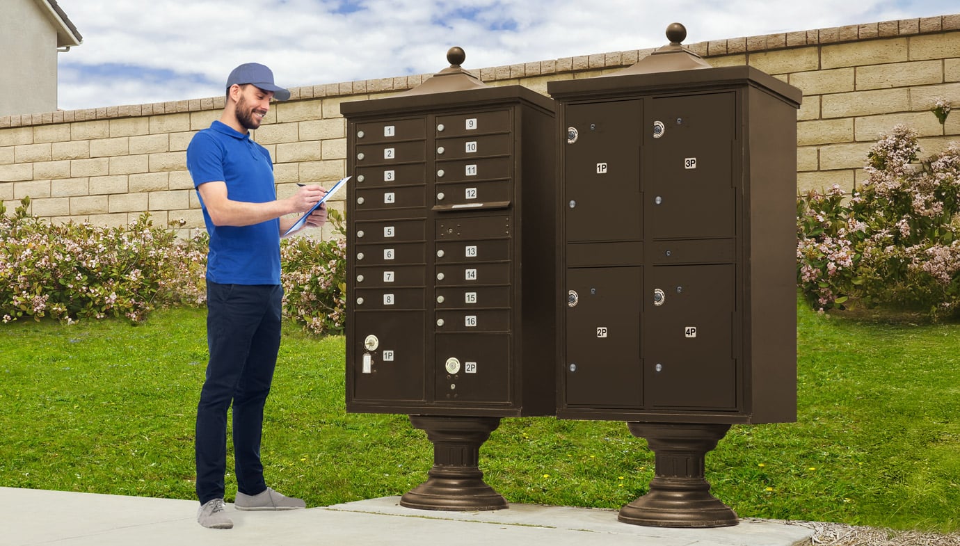 More Info About USPS Approved Free-Standing Commercial Mailboxes