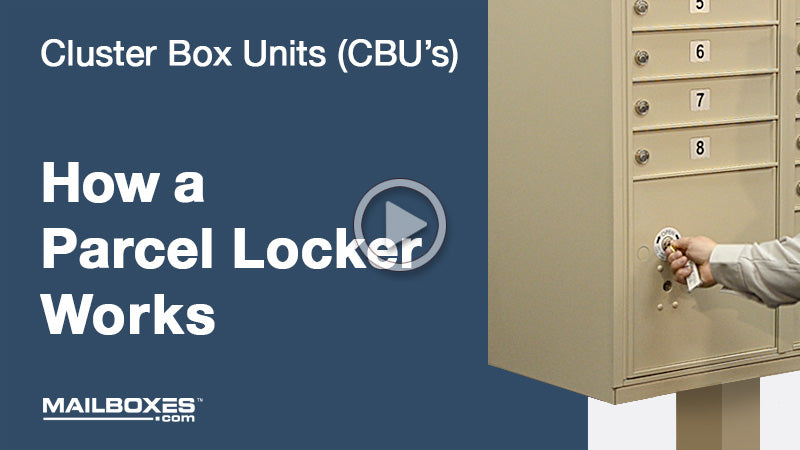 Cluster Box Unit (Includes Pedestal) - 8 A Size Doors - Type I